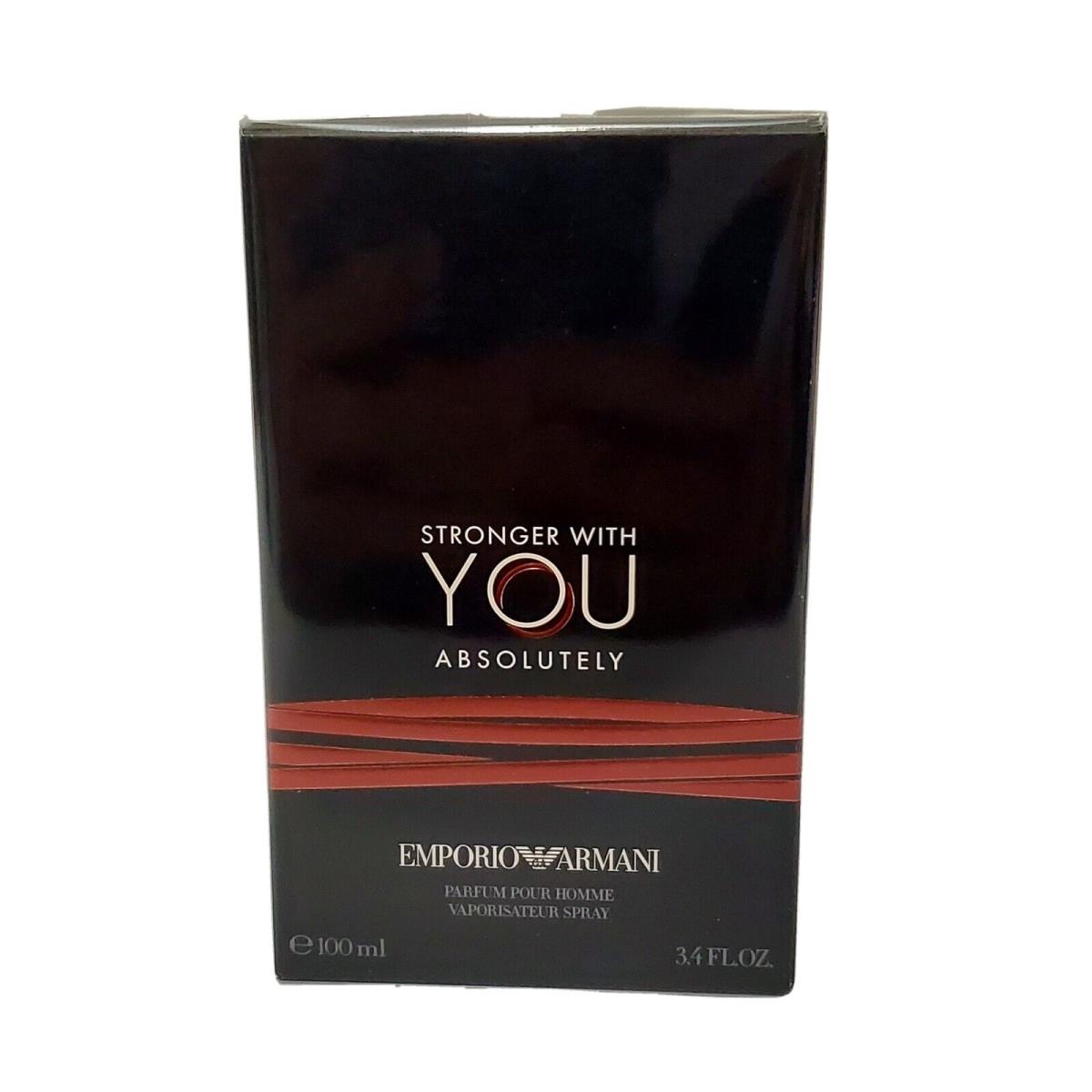 Armani Stronger with You Absolutely 100ml / 3.3 oz Fresh