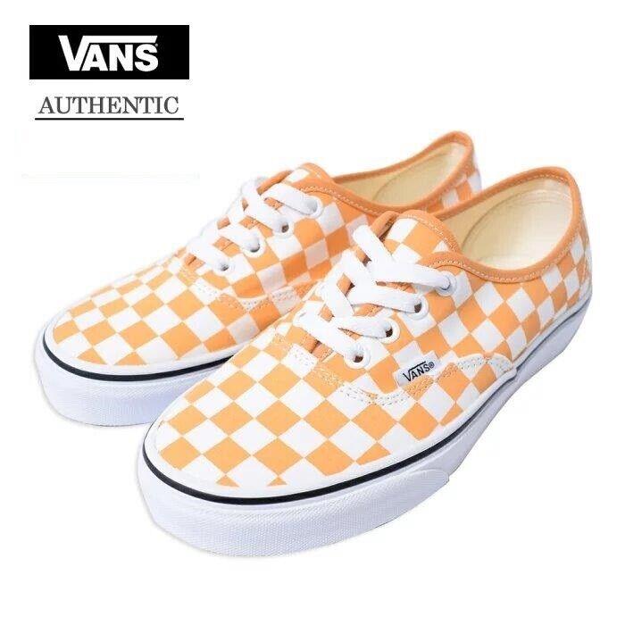 Vans Check Unisex Men Size 5.5 = Women Size 7 Shoes Golden/white