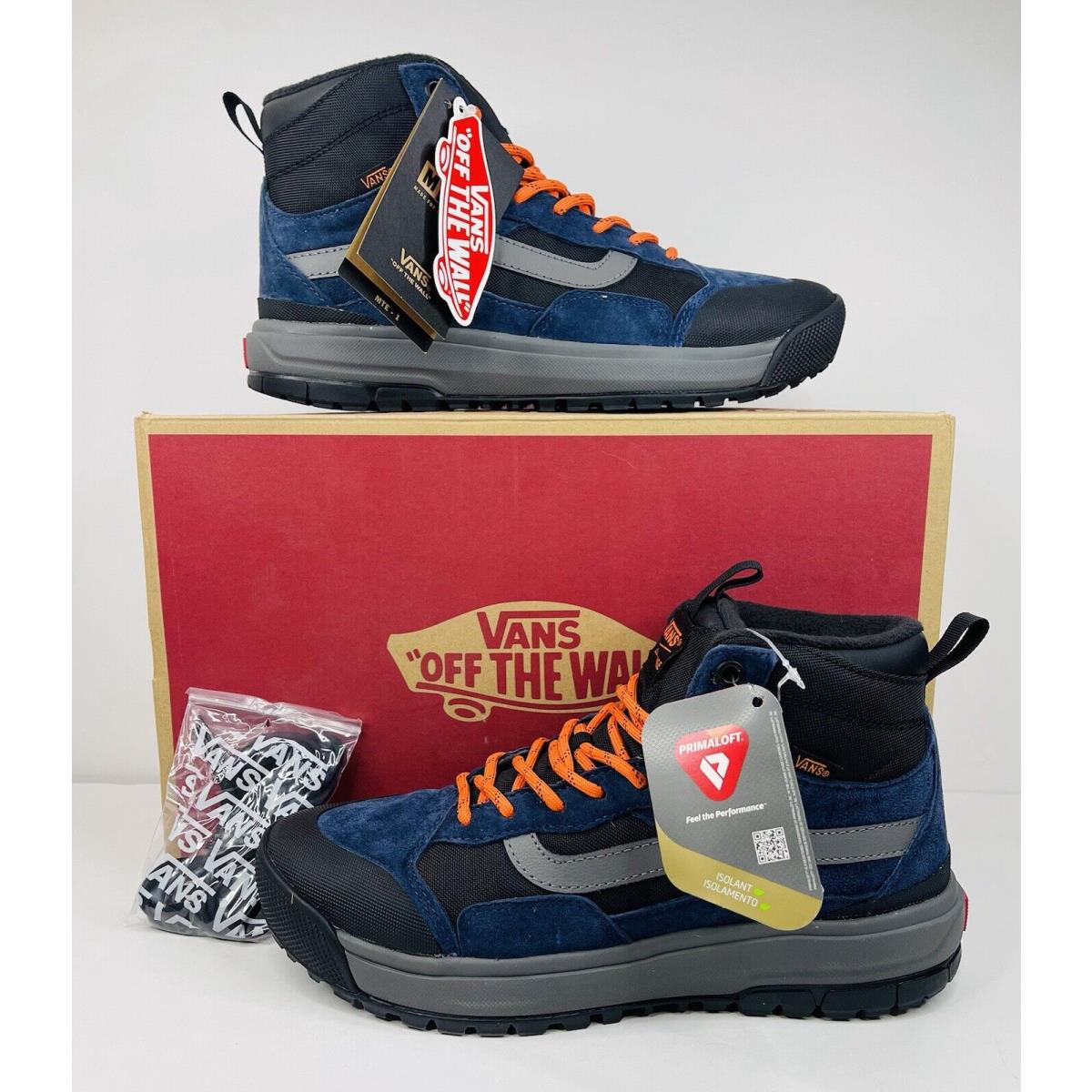 Vans Ultrarange Exo Hi MTE-1 Shoe`s Dress Blues Black Men`s Size 8