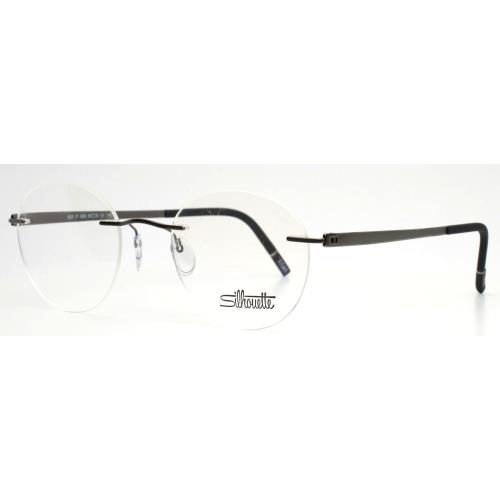 Silhouette 5529 EP 6660 Grey Unisex Round Eyeglasses 48-20-140 B:42.6