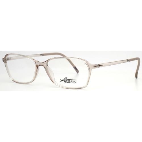 Silhouette Spx 1605 75 8510 Transparent Pink Womens Eyeglasses 52-15-130 B:33