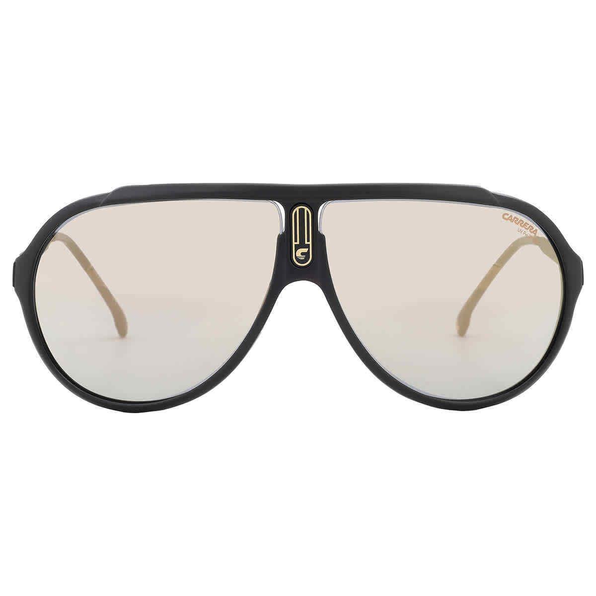 Carrera Grey Gold Mirror Pilot Unisex Sunglasses ENDURANCE65 0003/JO 63