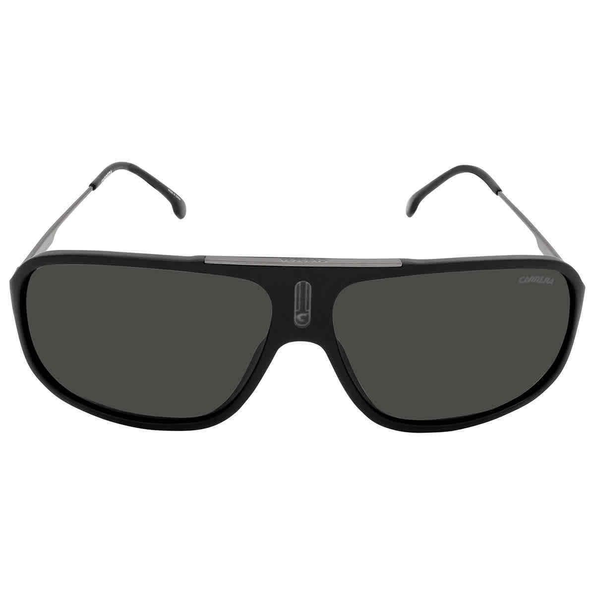 Carrera Polarized Grey Pilot Unisex Sunglasses Cool 65/S 0003/M9 64 - Frame: Black, Lens: Grey