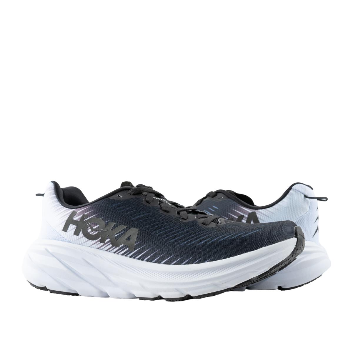 Hoka Rincon 3 Black/white Men`s Running Shoes 1119395-BWHT - Black/White