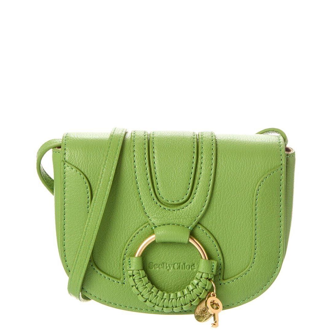 Chloé See By Chlo Hana Mini Leather Crossbody Women`s Green