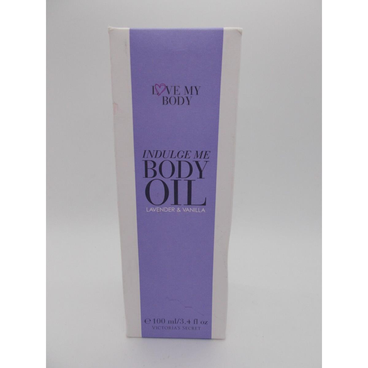 Victoria`s Secret Love My Body Indulge Me Body Oil Lavender Vanilla