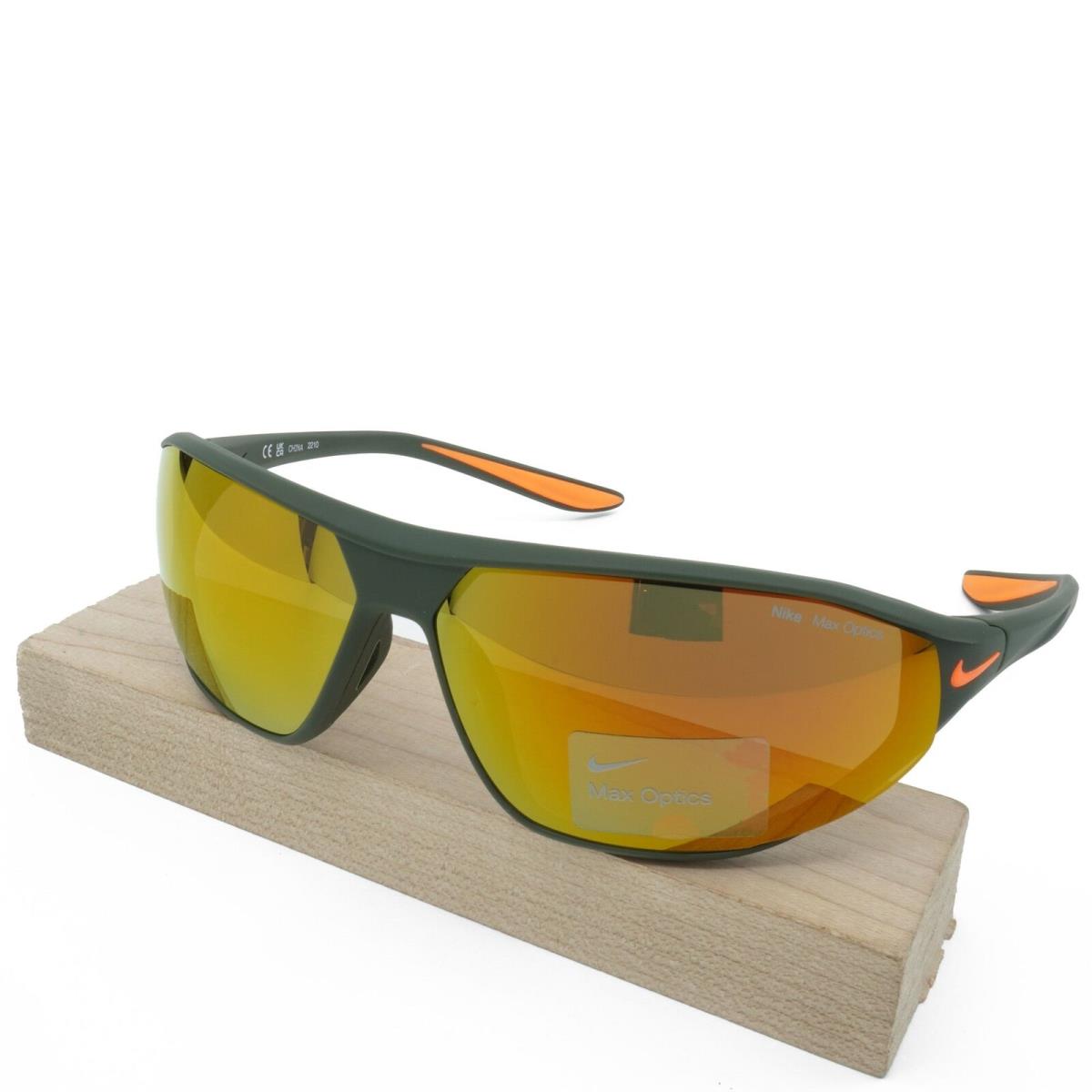 DQ0993-325 Mens Nike Aero Swift M Sunglasses - Frame: CARGO KHAKI/TOTAL ORANGE