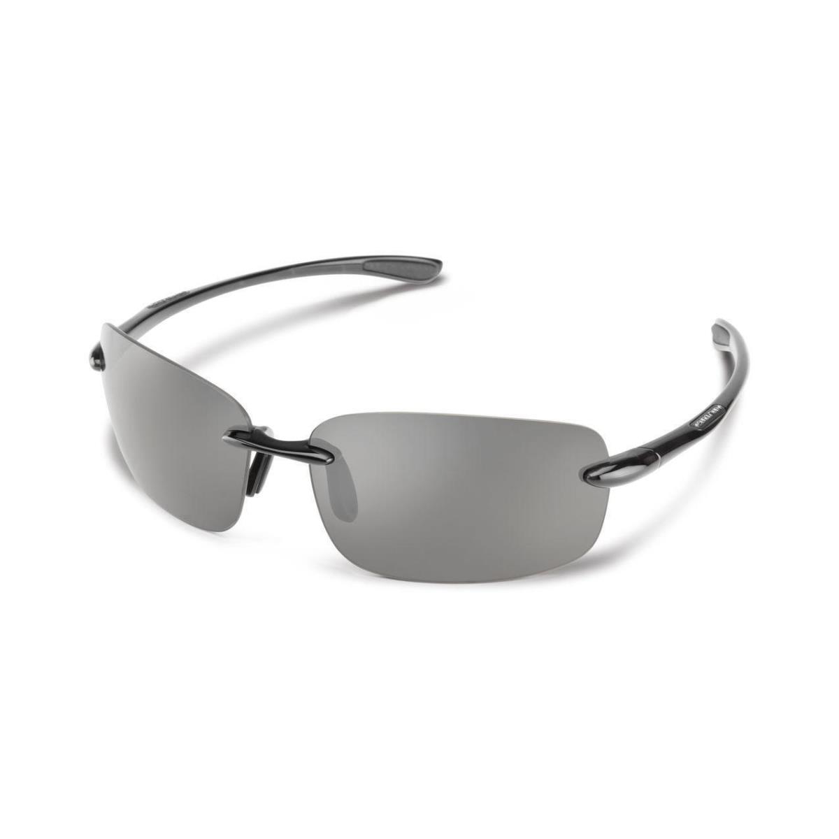 Smith Topline Sunglasses Black - Polarized Gray
