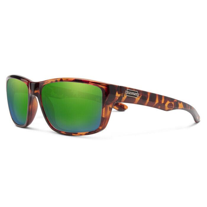 Smith Optics Suncloud Mayor Sunglasses - Tortoise - Green Mirror