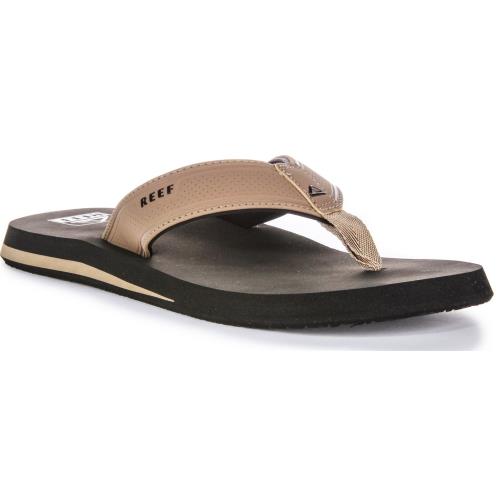 Reef The Layback Water Based Essential Eva Mens Sandal Brown Black US 6 - 12