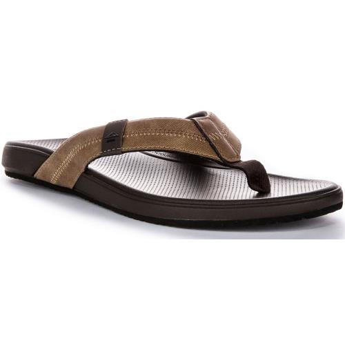 Reef Cushion Phantom Superior Footbed Memory Mens Sandal Brown Tan US 6 - 12