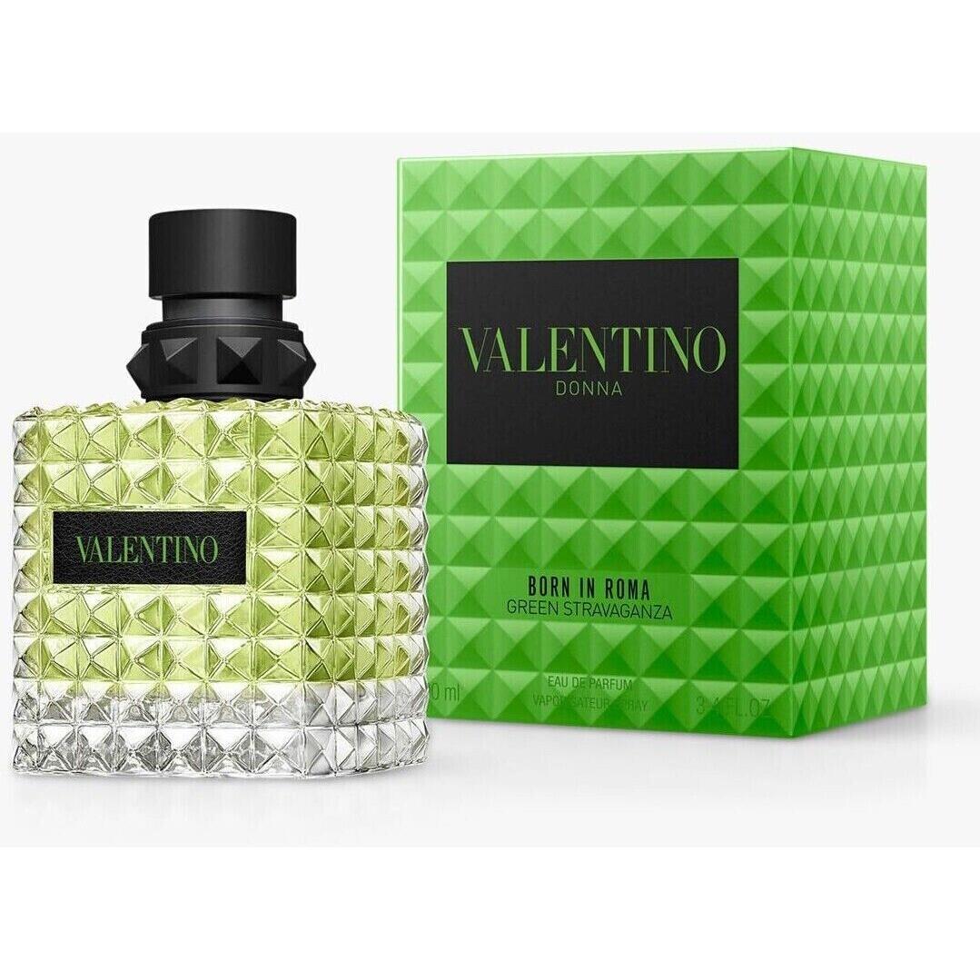 Green Stravaganza Valentino Donna Born in Roma 3.4oz Edp For Men Box