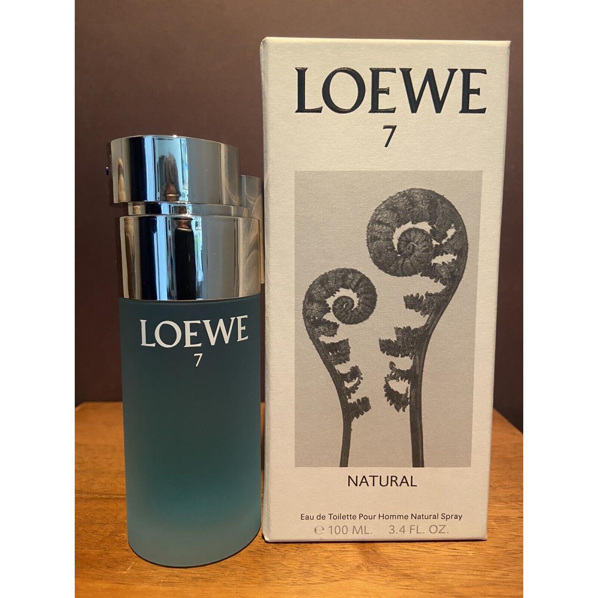 Loewe 7 Natural Pour Homme 3.4 Fl. oz / 100 ml Eau de Toilette Spray Rare