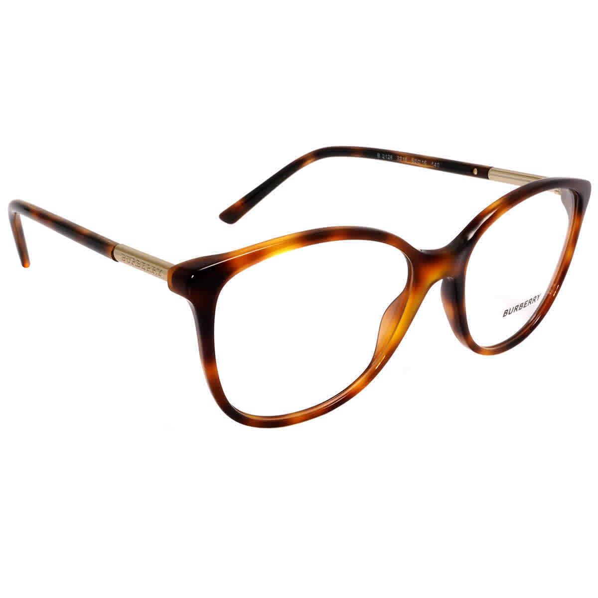 Burberry Demo Round Unisex Eyeglasses BE2128 3316 52 BE2128 3316 52