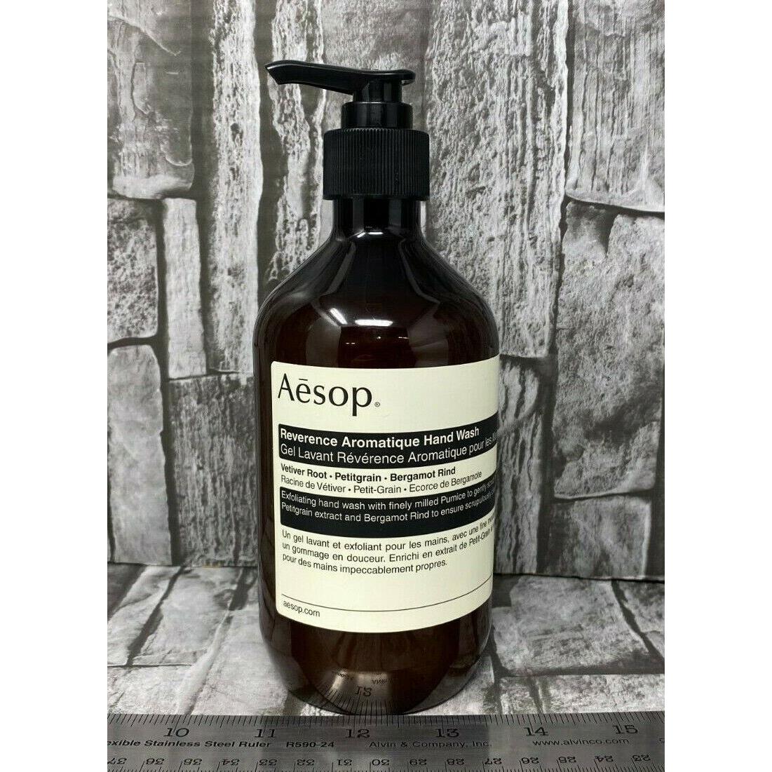 Aesop Reverence Aromatique Hand Wash 16.9oz 500ml Body Hands Nails Care