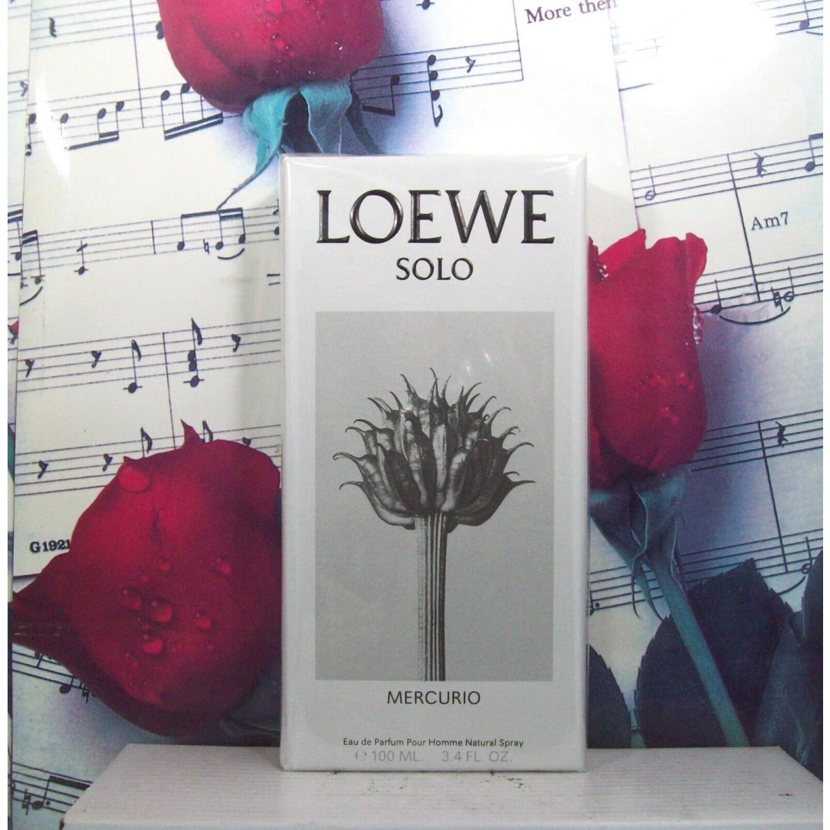 Loewe Solo Mercurio Pour Homme 3.4 Fl. Oz. Edp Spray