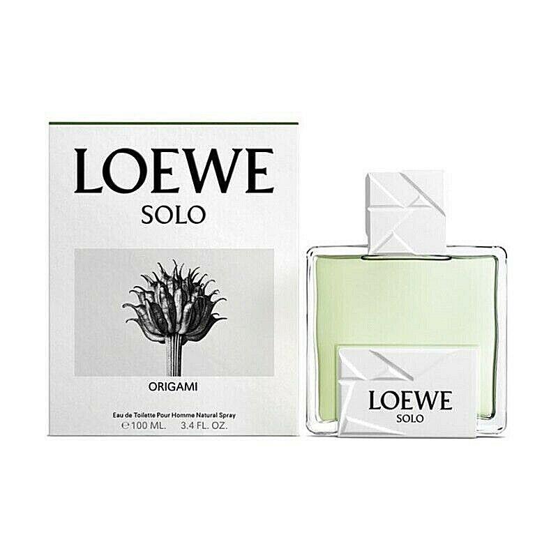 Loewe Solo Origami Classic Eau De Toilette Spray Edt 100 ml / 3.4 oz