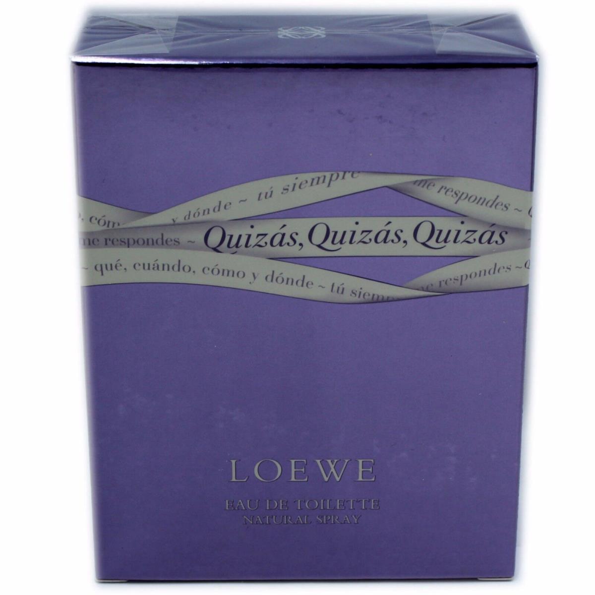 Loewe Quizas Quizas Quizas Eau DE Toilette Natural Spray 50 ML/1.7 Oz. NIB-29438