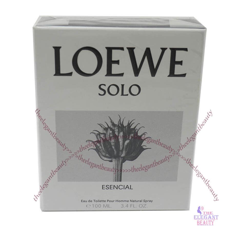 Loewe Solo Esencial For Men 3.4oz/100ml Edt Pour Homme Spray