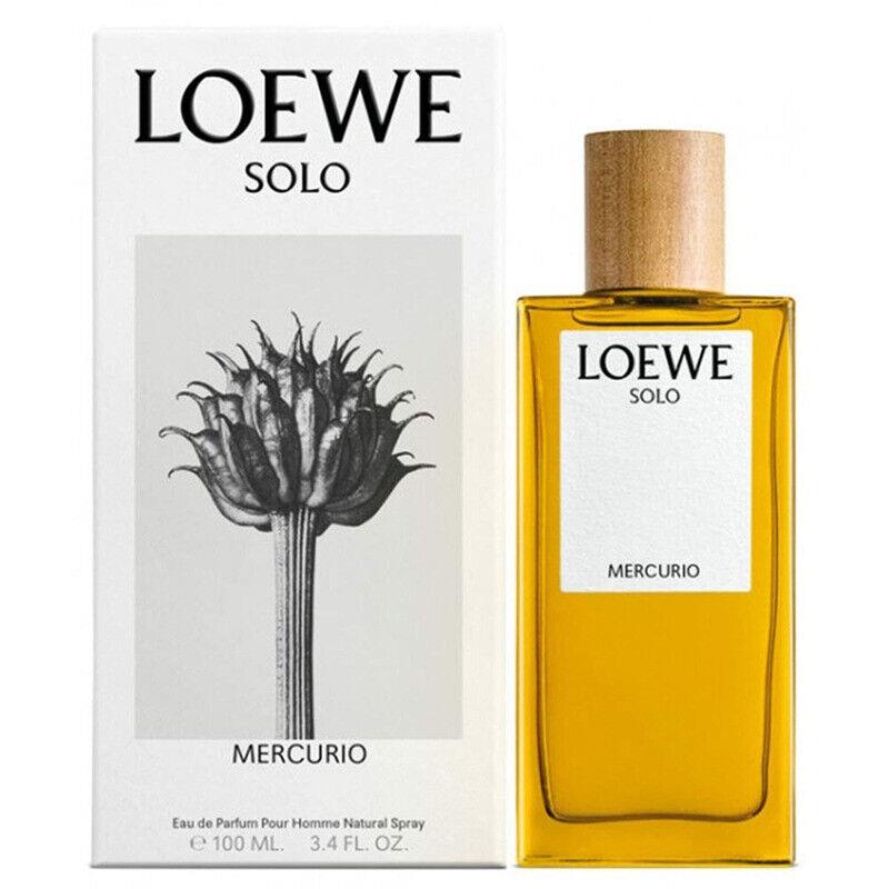 Loewe Solo Mercurio 3.4 oz 100 ml Eau de Parfum Edp Spray