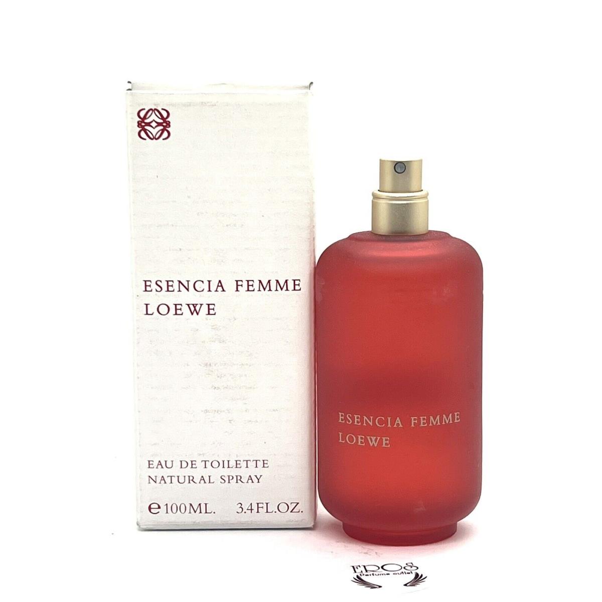 Loewe Esencia Femme 3.4 Oz 100ml Edt For Women. Great Price Tester Box