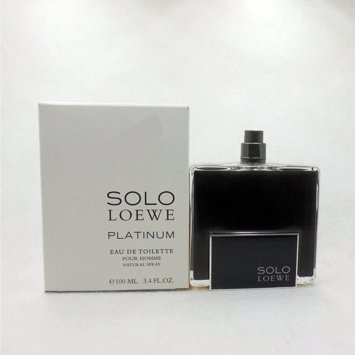 Loewe Solo Loewe Platinum Pour Homme Eau DE Toilette Spray 100 ML/3.4 Oz. T