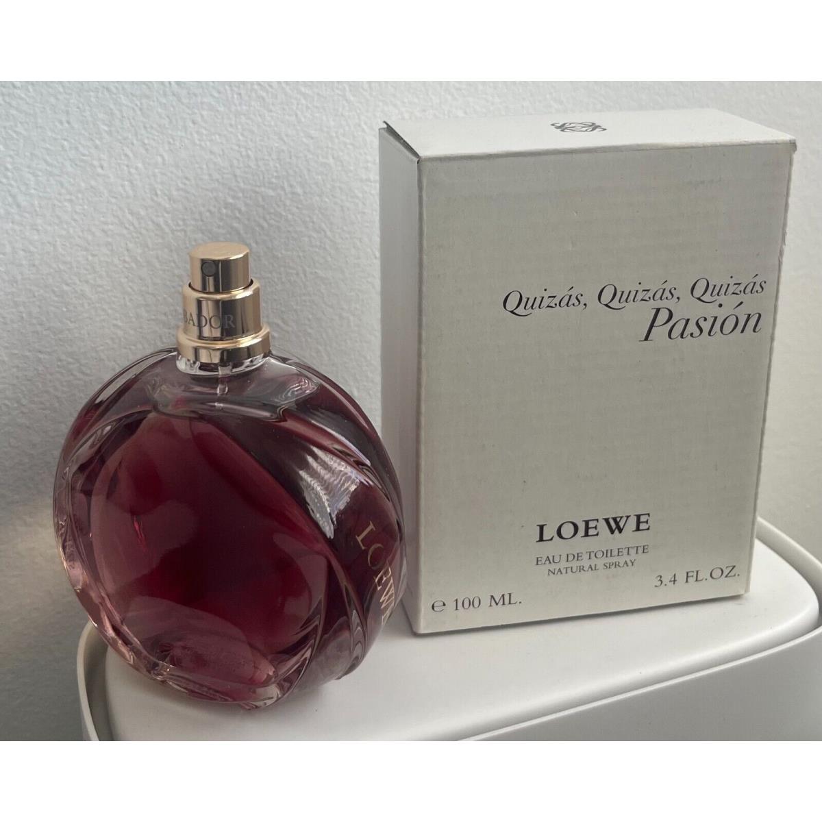 Loewe Quizas Quizas Quizas Pasion Edt Spray 100 ml 3.4 Oz AS Pictured