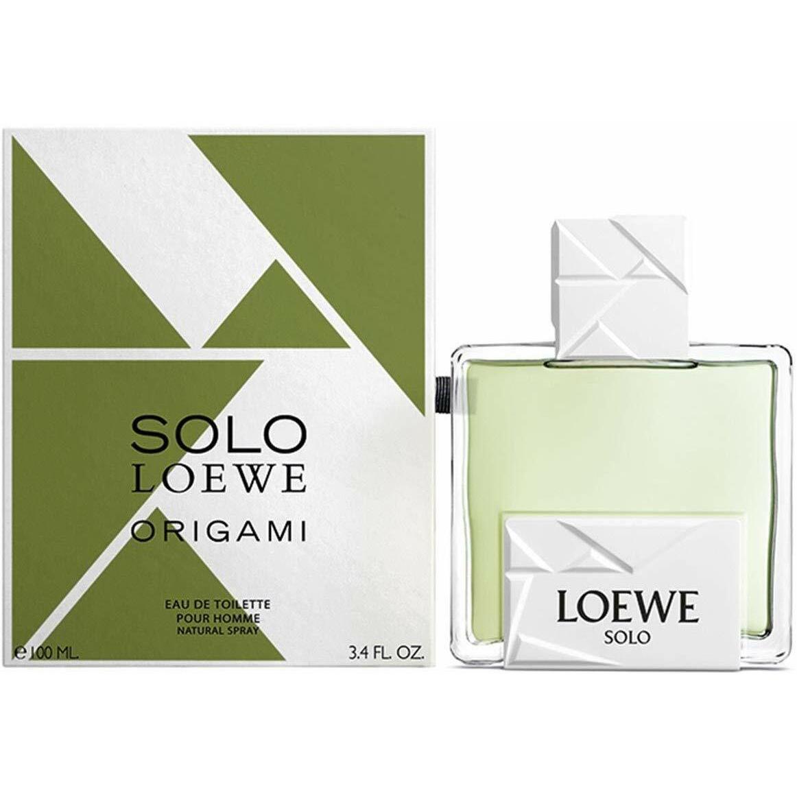 Solo Loewe Origami For MEN-EDT-SPRAY-3.4 OZ-100 Ml-authentic-made IN Spa