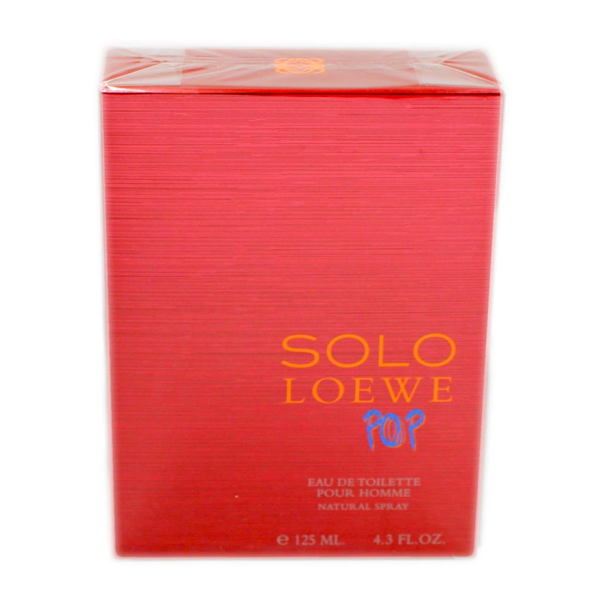 Loewe Solo Loewe Pop Pour Homme Eau DE Toilette Spr 125 ML/4.3 Fl.oz. NIB-33008