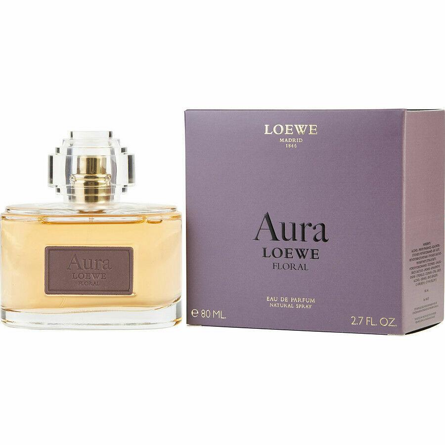 Aura Loewe Floral For WOMEN-EDP-SPRAY-2.7 OZ-80 Ml-authentic-france