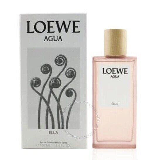 Loewe Agua Ella Eau De Toilette Spray 3.4 oz-100 ml Sealed