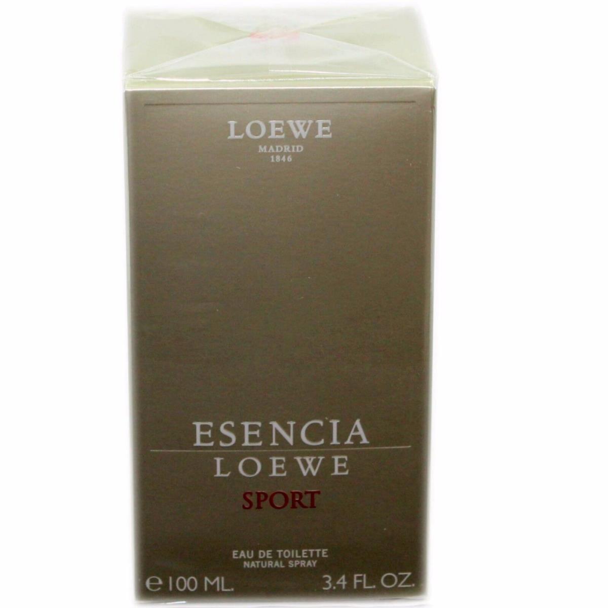 Loewe Esencia Loewe Sport Eau DE Toilette Natural Spray 100 ML/3.4 Oz. NIB-41225