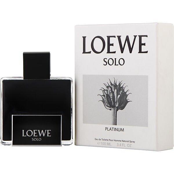 Loewe Solo Platinum Edt Eau de Toilette Spray 3.4 oz / 100 ml