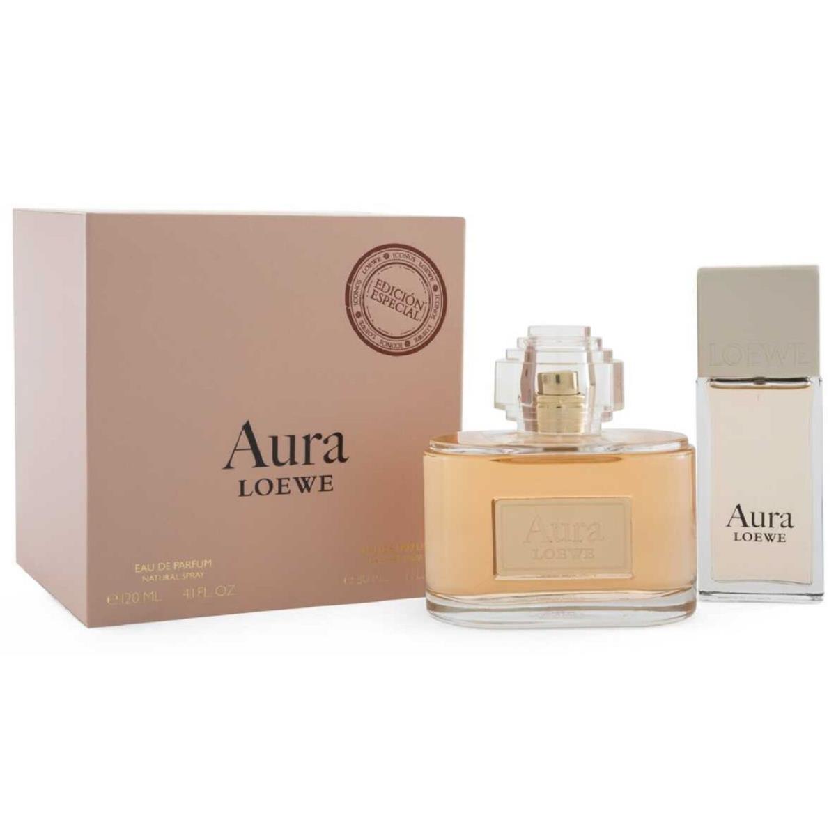 Loewe Aura Loewe For Women 2Pcs Gift Set - 4.1 Oz 1.0 Oz Edp Spray