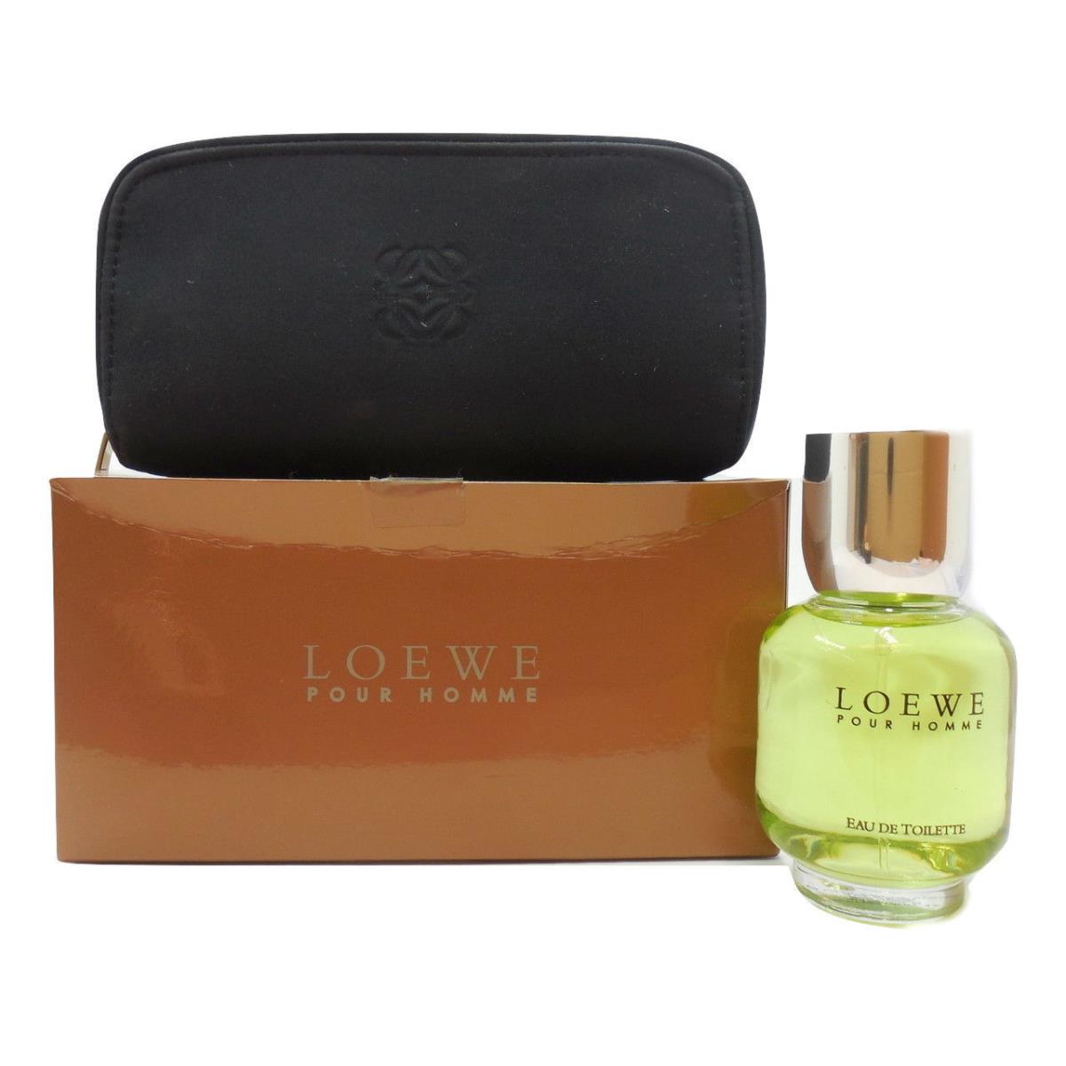 Loewe Pour Homme 2PC Gift Set with Eau DE Toilette Spray 100ML Toilet Case D