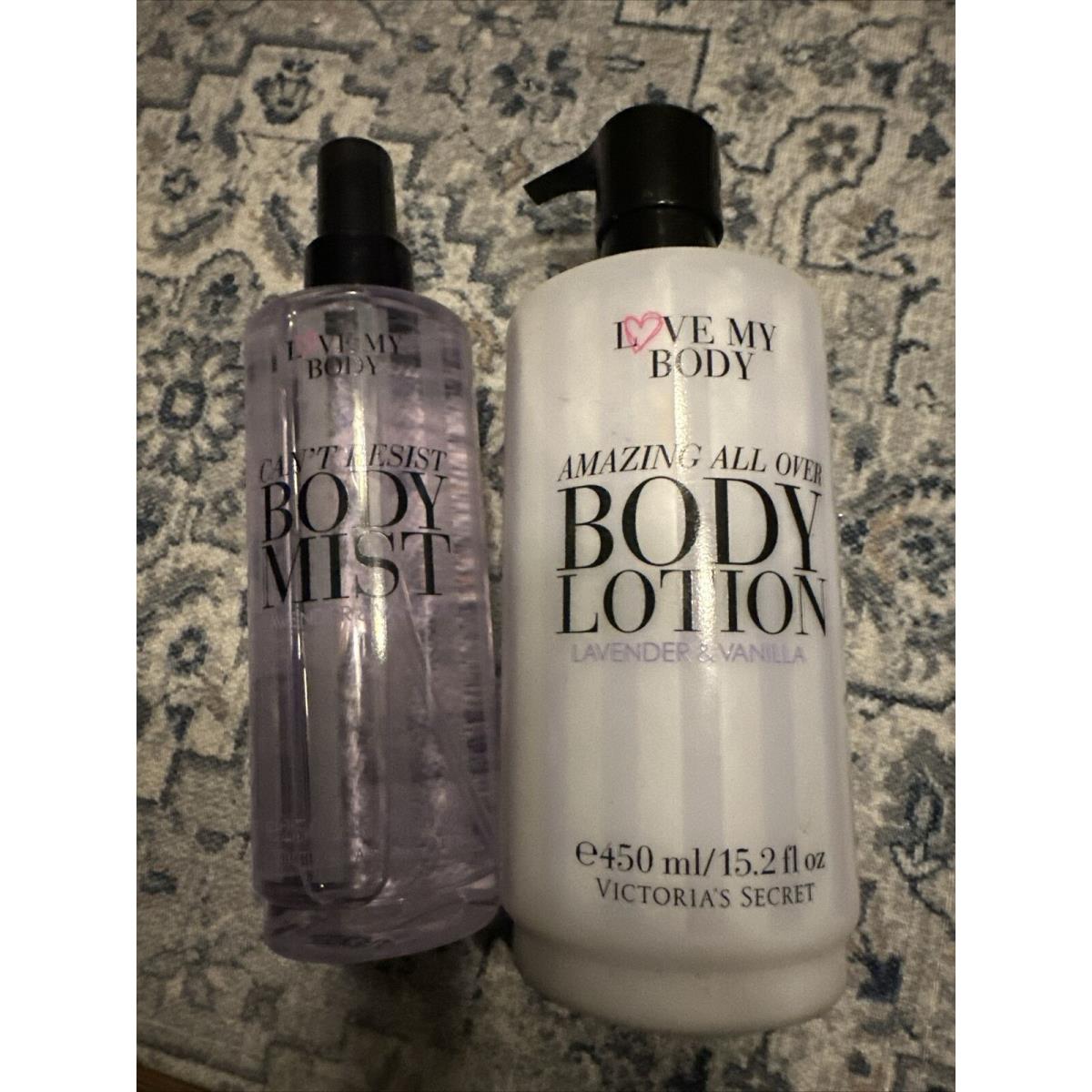 Victorias Secret Love My Body Lavender Vanilla Lotion Mist Rare