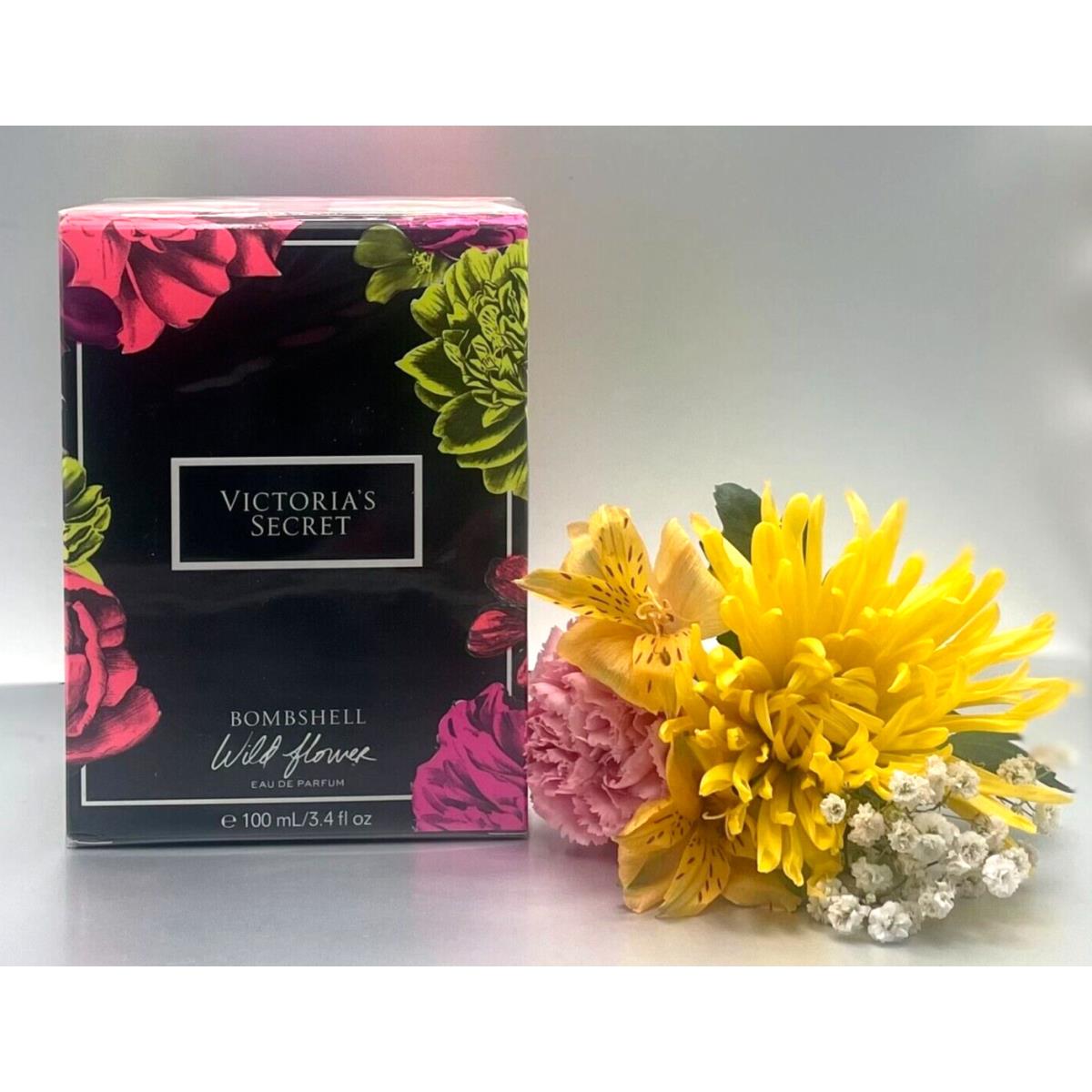 Victoria`s Secret Bombshell Wildflower Eau de Parfum Edp 3.4oz