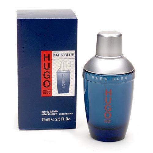 Hugo Boss Dark Blue For Men Cologne Eau De Toilette 2.5 oz 75 ml Edt Spray