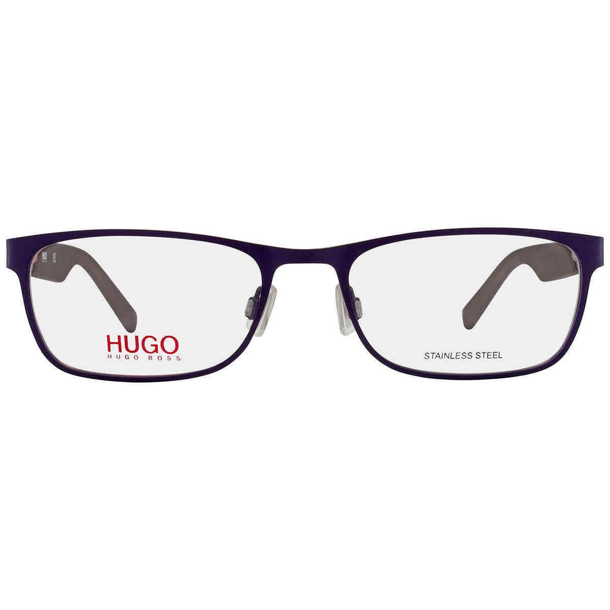 Hugo Boss Demo Rectangular Men`s Eyeglasses HG 0209 04NZ 54 HG 0209 04NZ 54