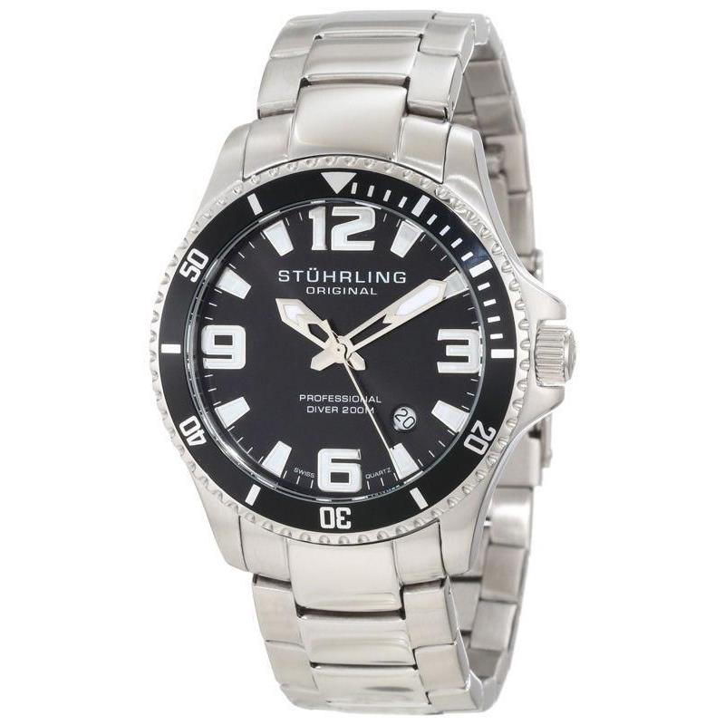 Stuhrling 395 33B11 Regatta Watersports Elite Quartz Stainless Steel Mens Watch