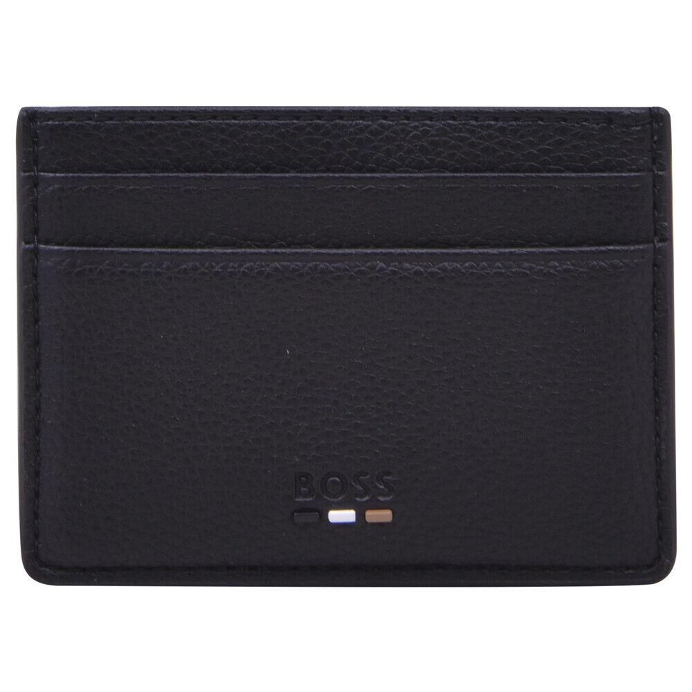 Hugo Boss Ray_card Holder Men`s Card Holder 4-Credit Card Slots Black