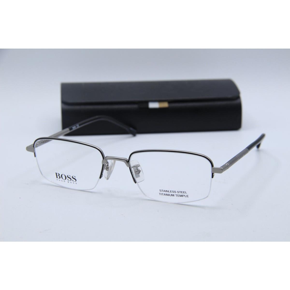 Hugo Boss 1108/F P5I Grey Black Eyeglasses W/case 54-19