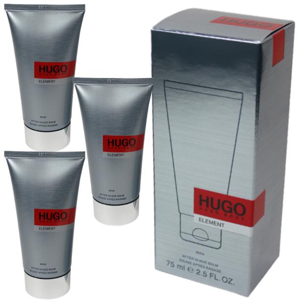 Element By Hugo Boss For Men Combo Pack: After Shave Balm 7.5oz 3x2.5oz