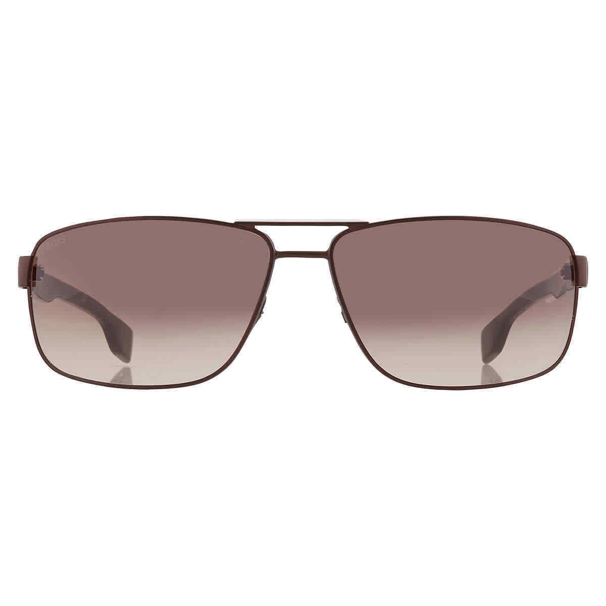 Hugo Boss Brown Gradient Navigator Men`s Sunglasses Boss 1035/S 04IN/HA 64