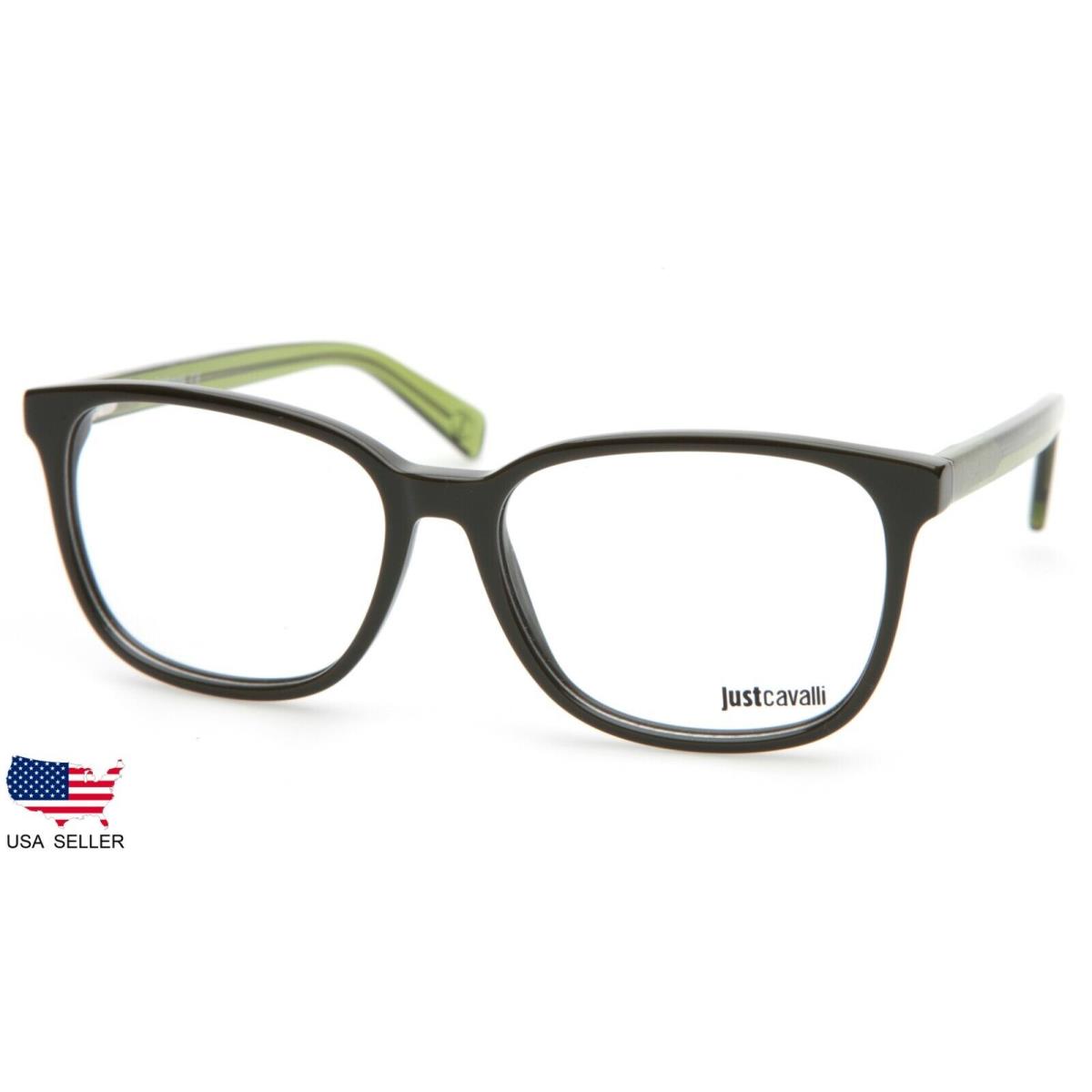 Just Cavalli JC0685 096 Shiny Dark Green Eyeglasses Glasses Frame 54-15-145