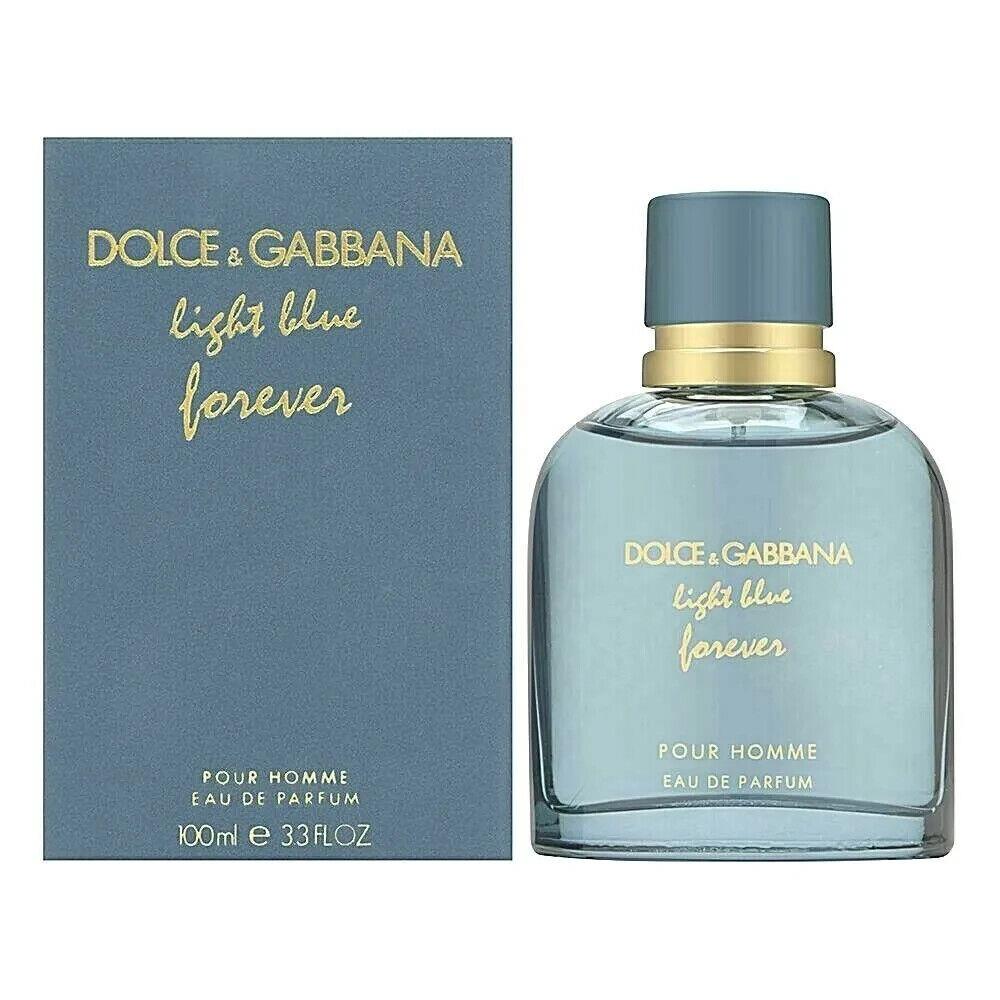 Dolce Gabbana Light Blue Forever For Men 3.3 oz / 100 ml Eau de Parfum Spray