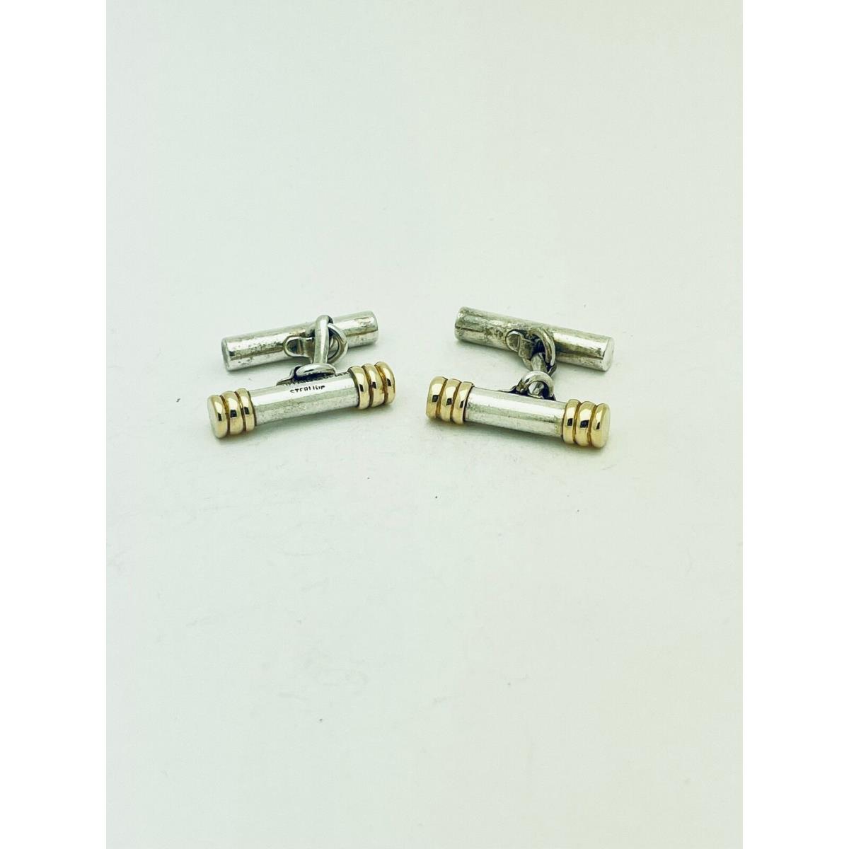 Vintage Tiffany Co 14K Gold Cufflinks