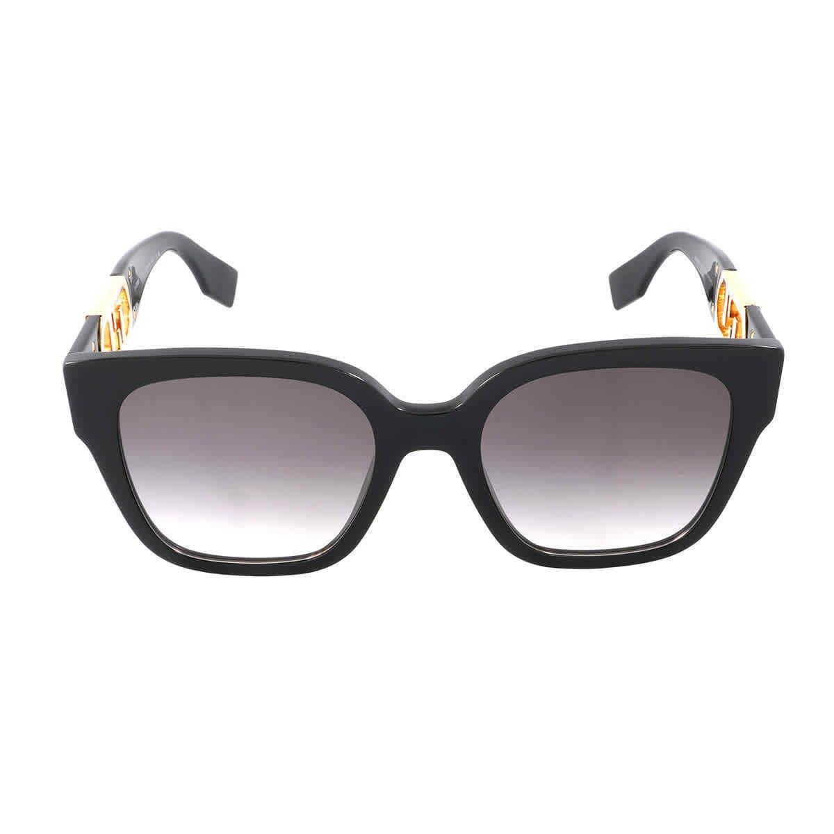 Fendi Grey Gradient Square Men`s Sunglasses FE40063I 01B 54 FE40063I 01B 54