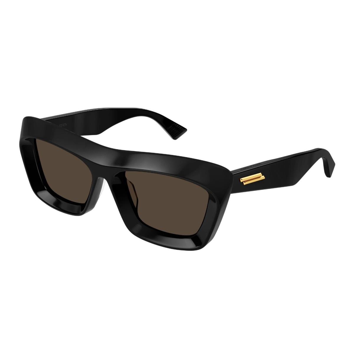 Bottega Veneta BV1283S Black/brown 001 Sunglasses