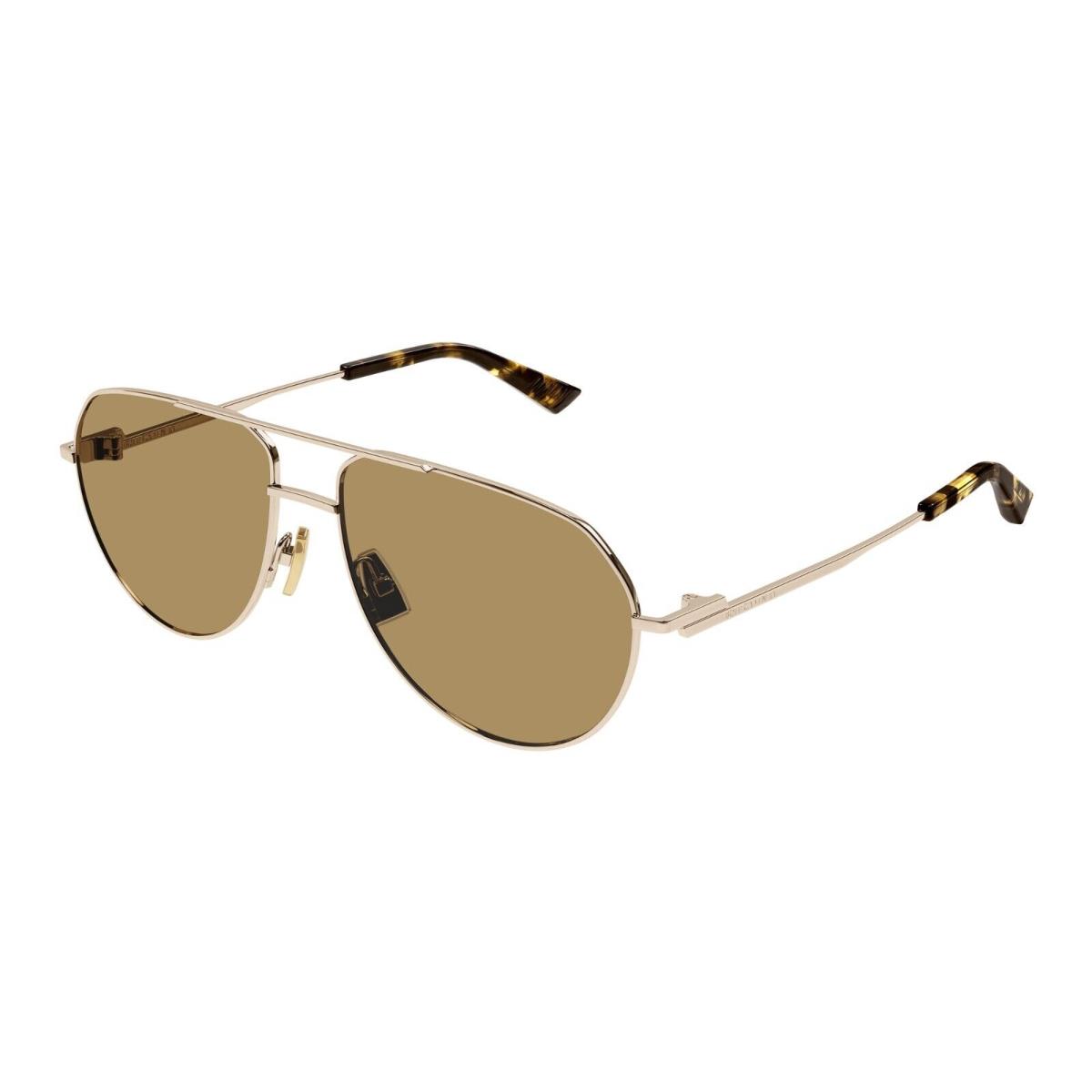 Bottega Veneta BV1302S Gold/brown 002 Sunglasses